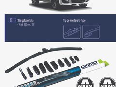 Stergator parbriz Aixam 500 550mm 1996- 2007 OXIMO + 4 stickere AIXAM